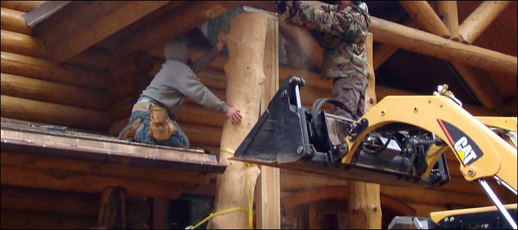 Log Home Log Replacement  Lancaster County, Virginia