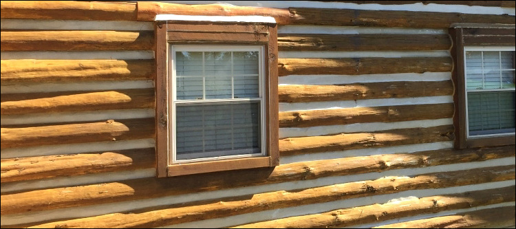 Log Home Whole Log Replacement  Weems, Virginia